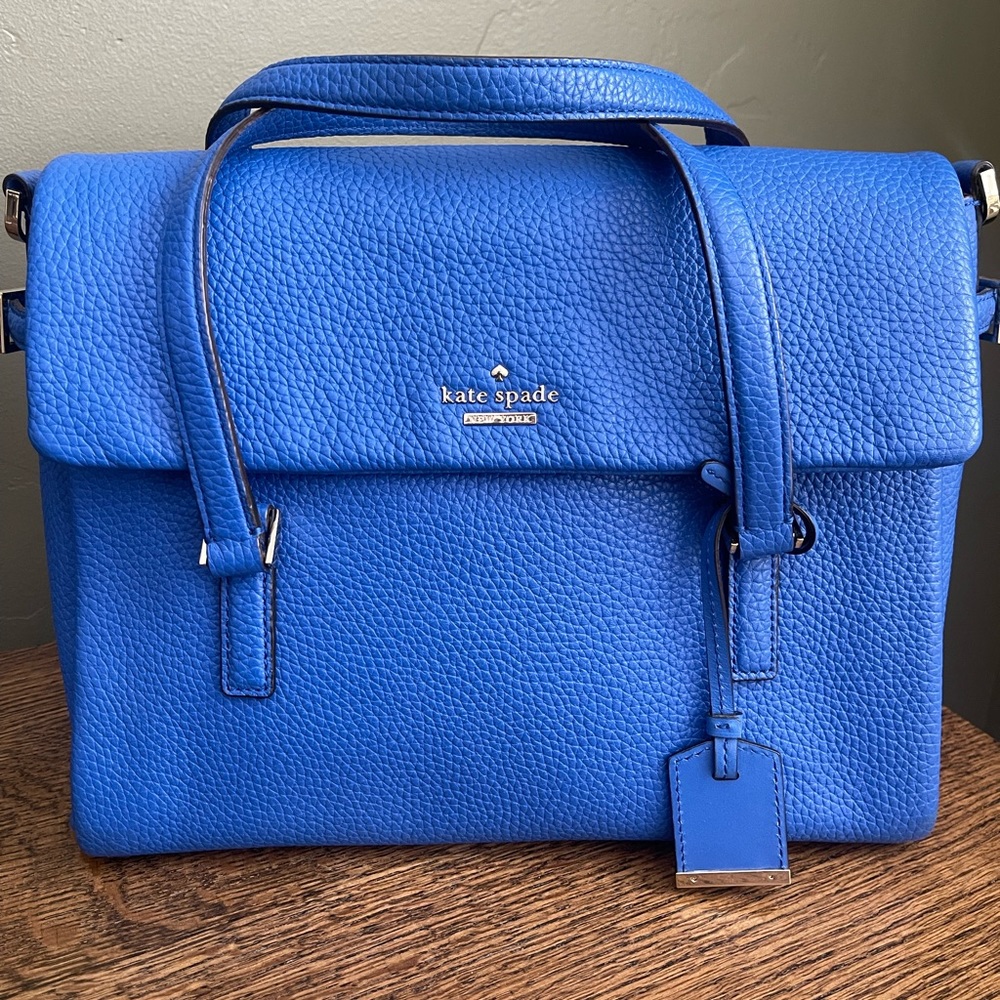 Blue handbag